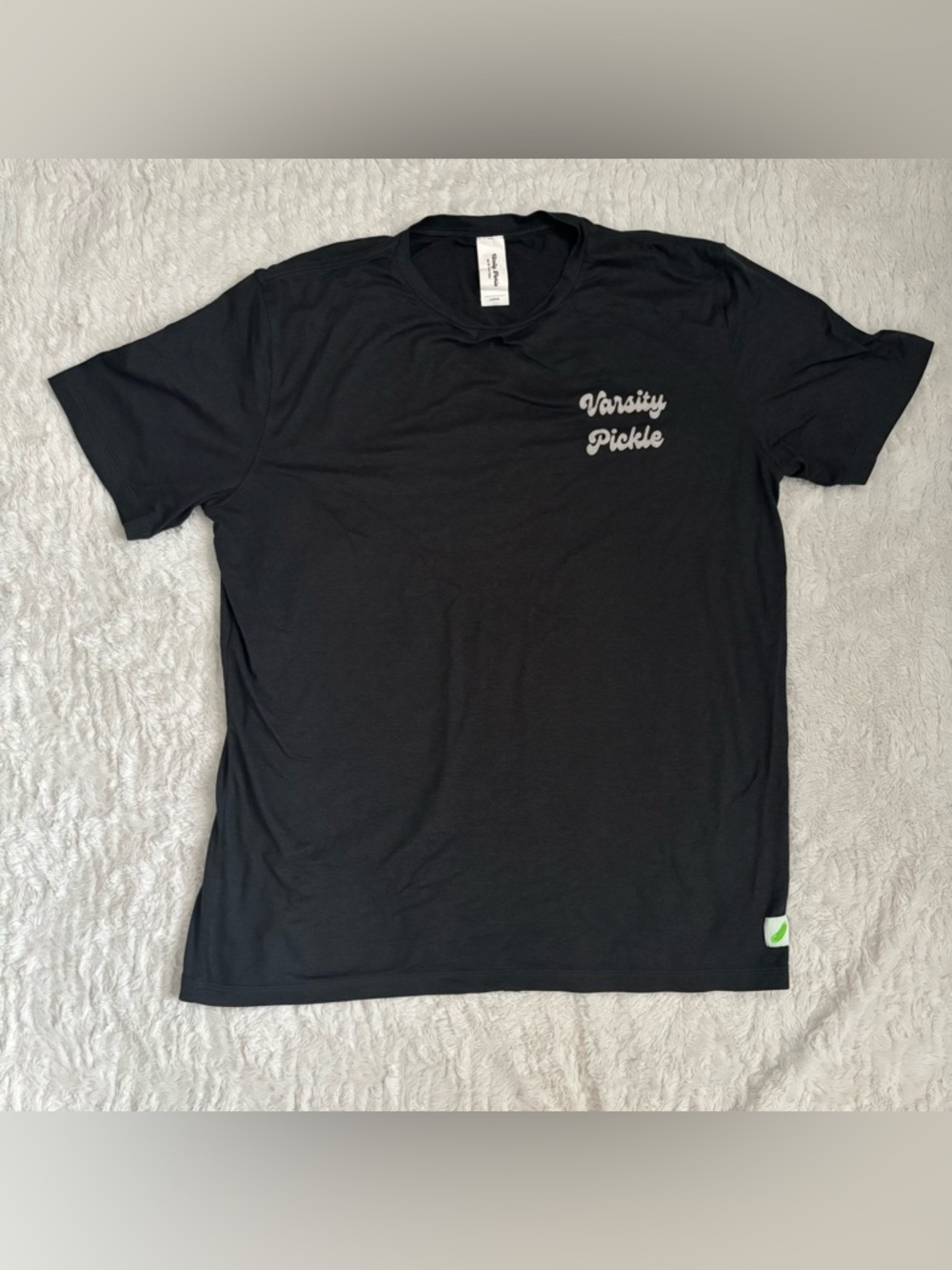 Black Short-Sleeve Logo Tee
